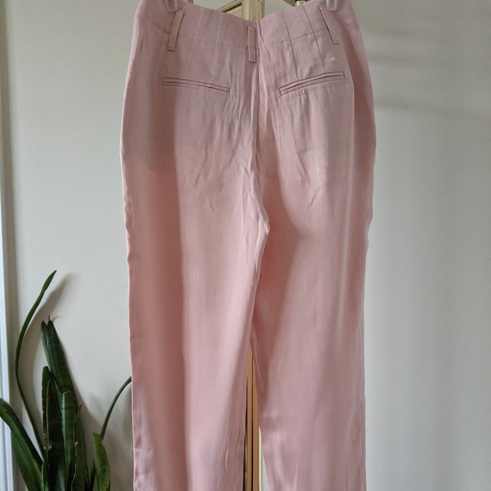 Light Pink High Rise Dress Pants - Picture 6 of 7